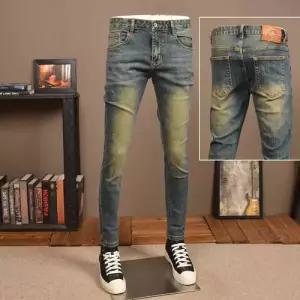 바지 캐주얼 청바지 남성패션 스키니 반바지 슬림핏 스판 트렌디 기모 DL4