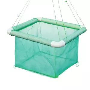 접이식 대형 살림망 미꾸라지 띄울 부력망 어부 반달 낚시용품 낚시 물고기 뜰채 바다 어망