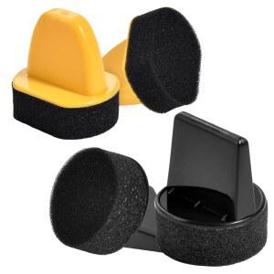 레온툴 4개 스펀지 어플리케이터, 폼 슈 폴리쉬 도버, 가죽 광택 및 연마 도구용 어플리케이터 스펀지, 신발, 부츠, 가방, 재킷, 카시트용 도버 브러시