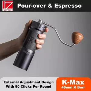 커피 머신 추출기 부품 악세사리 1zpresso KMax 수동 그라인더 48mm Burr Pour-over  Espresso Grinder Wi
