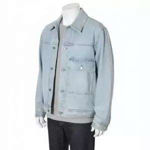 스튜디오 니콜슨 페타르 데님 자켓 블리치 워시 Studio Nicholson Petar Denim Jacket