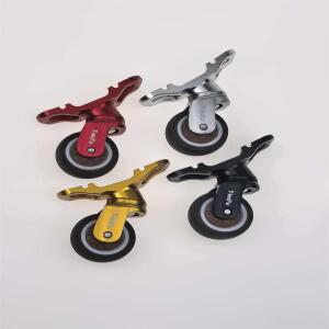 범용 360도 회전 머드가드 보조 휠 브롬톤 A/C/P/T 라인 자전거 펜더용 알루미늄 합금 이지