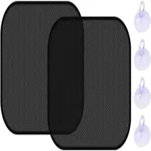 SWPHRT 2PCS 자동차 창문 그늘막 측면 햇빛 가리개로 반려동물을 눈부심으로부터 보호 자외선 차단 통기성