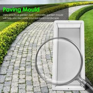 정원 보도 포장 몰드 DIY 수작업 시멘트 벽돌 콘크리트 재사용 가능
