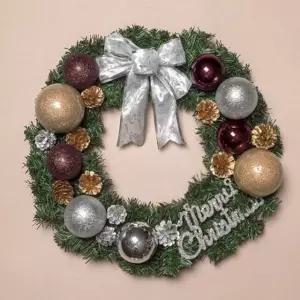 성탄절 크리스마스 벽장식 크리스마스 장식 리스 소품