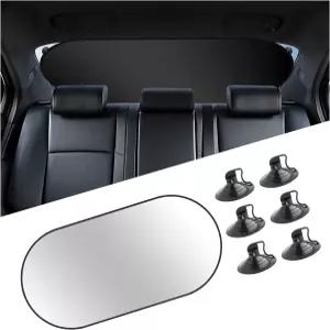 39.37x19.76 자동차 뒷유리 햇빛 가리개 차단을 위한 6개의 흡입 컵이 있는 접이식 창문 그늘 차량 210T