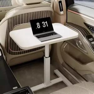 차량용 접이식 간이 자동차 따뜻한 흰색 태블릿 책상 48x4