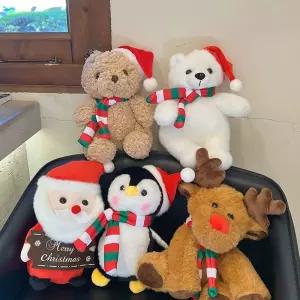 루돌프 사슴 인형 A 매력적인 귀엽고 연말 파티 장식 카페