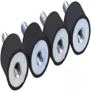 고무 진동 차단기 내구성이 뛰어난 방진 장치 자동차 보트 산업 기계 응용 드라이버 메커니즘을 위한 4인용