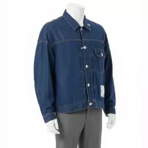 메종 미하라 야스히로 코튼 텐셀 데님 자켓 청자켓 I12BL001 인디고