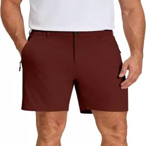 쿠판디 남성 스트레치 골프 반바지 7인치 경량 캐주얼 하이킹 여름 운동복 드레스 하이브리드
