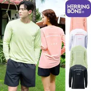 커플 세미 루즈핏 긴팔 래쉬가드 여성 남자 스윔 빅사이즈 수영복 비치웨어 상의 RI379 - 후르츠 2299833