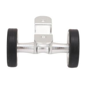 알루미늄 합금 자전거 머드가드 이지휠 스틸 베어링 고무 타이어 롤러 브롬톤/다혼용 경량