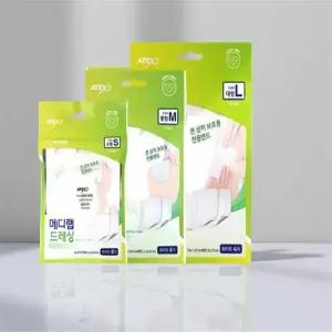 켈로이드 밴드 흉터 방지 상처 보호 습윤 드레싱 L 4매 3개