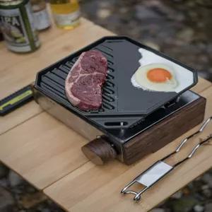 무쇠팬 주철 사각 프라이팬 그리들 주물팬 28cm