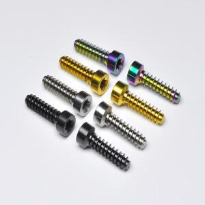 4개 티타늄 합금 마구라 핸들 브레이크 나사 M5x18mm