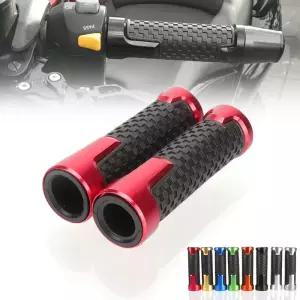 오토바이 7/8인치 22mm 핸들 그립 CNC 알루미늄 고무 컴포트 핸들바 CFMOTO 혼다 야마하 가와사키 스즈키
