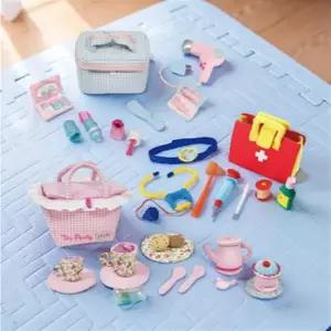 3개월 아기 책 헝겊책 장난감 바스락 촉감 놀이 청각 자극 3종 역할놀이