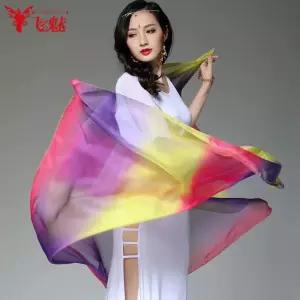 공연 숄 스카프 연습 벨리 50x0cm 밸리댄스 가용 댄스복 그린