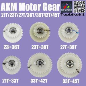 GEbike 21T/23T/27T/33T/36T/39T/42T/45T/18T/40T AKM 모터용 기어 250W-800W 교체용 세트/50g 그리스