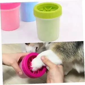 반려견 발바닥 세척 전용 실리콘 컵형 클리너 산책 후 발씻기 위생관리 애완동물