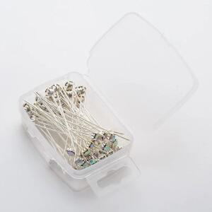 72 피스 패션 수제 드레스 핀 라운드 크리스탈 헤드 양재 결혼식 코사지 꽃집 바느질