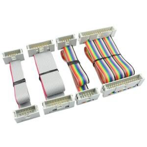 1피스 2.54mm 피치 박스 헤더 IDC 남성-남성 10/14/16/20/26/30/34/40/50/64 핀 커넥터 플랫 리본 데이터