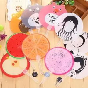 어린이집선물 동물 과일부채 부채 손잡이부채 여름사은품 손부채