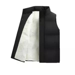 겨울 캐주얼 남성패션 조끼 도톰하고 따뜻한 솔리드 스포츠 캐시미어 빅사이즈 DL4