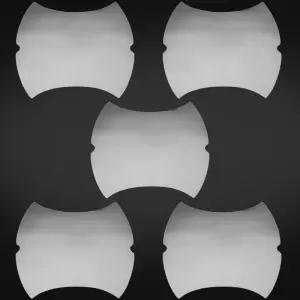 보이지 않는 자동차 문짝 핸들 보호대 필름 스티커 피아트 크로노스 에지아 500X 토로 티포 두카토