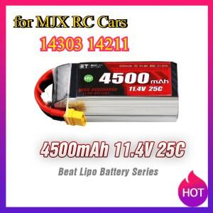 MJX RC 자동차용 4500mAh 11.4V 3S 리튬폴리머 배터리 - 14303 14211 고속 원격 제어 오프로드 차량과 호환