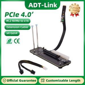 ADT-Link M43SG 노트북 eGPU PCIe 3.0/4.0x4 M.2 NVMe 확장 도크 풀 스피드 그래픽 카드 비디오 외장형