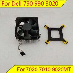 Dell 790 990 3020 9020MT CPU 팬 라디에이터 검정색 평면 5핀 인터페이스