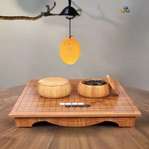 원목 바둑판 세트 연습용 오목판 겸용 가정용 좌식 정통