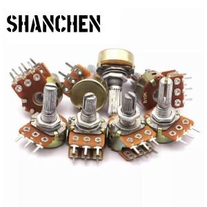 1pcs WH148 3핀 6핀 15mm 20mm B1K B2K B5K B1M 전위차계