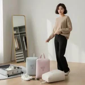 여행용 신발 파우치 휴대용 운동화 보관함 출장 골프화 가방 방수 방진 슈즈케이스