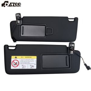 호환상품 VW 골프 7 Passat B8 CC Jetta MK7 Sunshield 5GG 용 메이크업 거울 검정색 전면 선 바이저 패널