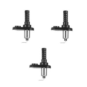 후드 마운트 핀 스위치 도어 잼 알람 플랜지 라이트 범용 조절 가능한 자동차 트럭 보트 순간 니켈 도금