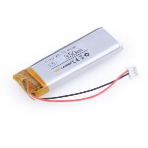 JST1.25 3P 451448 3.7V 350mAh 충전식 리튬 이온 폴리머 배터리 Lipo
