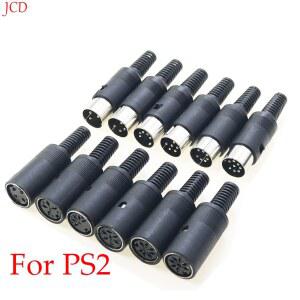 플라스틱 핸들 키보드 케이블 플러그 DIN 5P 어댑터 암수 커넥터 4P 3P PS2