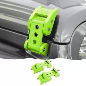 후드 래치 잠금 캐치 키트 지프 랭글러 JK JKU JL JLU 글래디에이터 JT 2007-2024 연두색