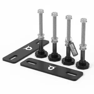 트랙션 보드 마운트용 블랙 토러스 스테인리스 스틸 핀 - 길이 1.10 및 간격 0.40 의 고강도 안전 오버랜딩