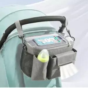 분리 유모차 가방 파우치 1P 걸이형 젖병 수납 보조 넉넉한 기저귀 간편한