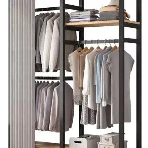 튼튼한 조립식 옷장 옷방 옷걸이행거 시스템 커튼 비키니옷장