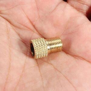 자전거 타이어 공기 주입기 변환기 휠 튜브 밸브 어댑터 프레스타에서 슈레더로