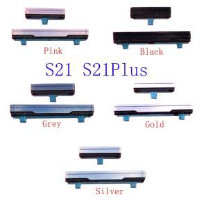 1Set 전원 켜기 끄기 Swith 볼륨 버튼  호환 Galaxy S21 Plus S21Plus S20 Fe Ultra 하우징 사이드 키