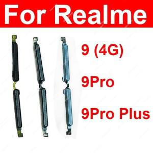 리얼미 9 4G 프로 플러스용 전원 볼륨 버튼 측면 위아래 교체