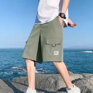 5부 카고반바지 스포츠반바지 밴딩5부팬츠 반바지 여름남자 저스트잇 남자밴딩반바지