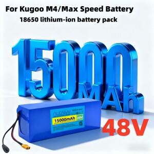 18650 리튬 배터리 13S4P  48V 15000mAh 쿠구 M4/M4 프로+키린 전동 스쿠터  모터용