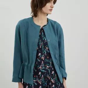 [올리비아로렌]라운드넥 허리 스트링 자켓VOCFU4M3121_YS